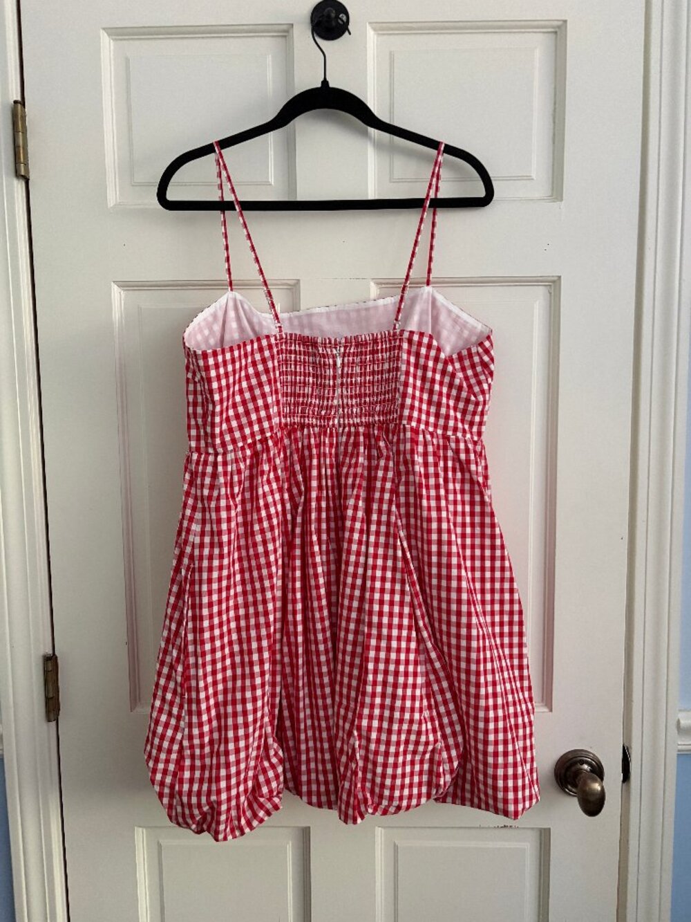 Babydoll Gingham Dress NWT - Picture 2 of 4